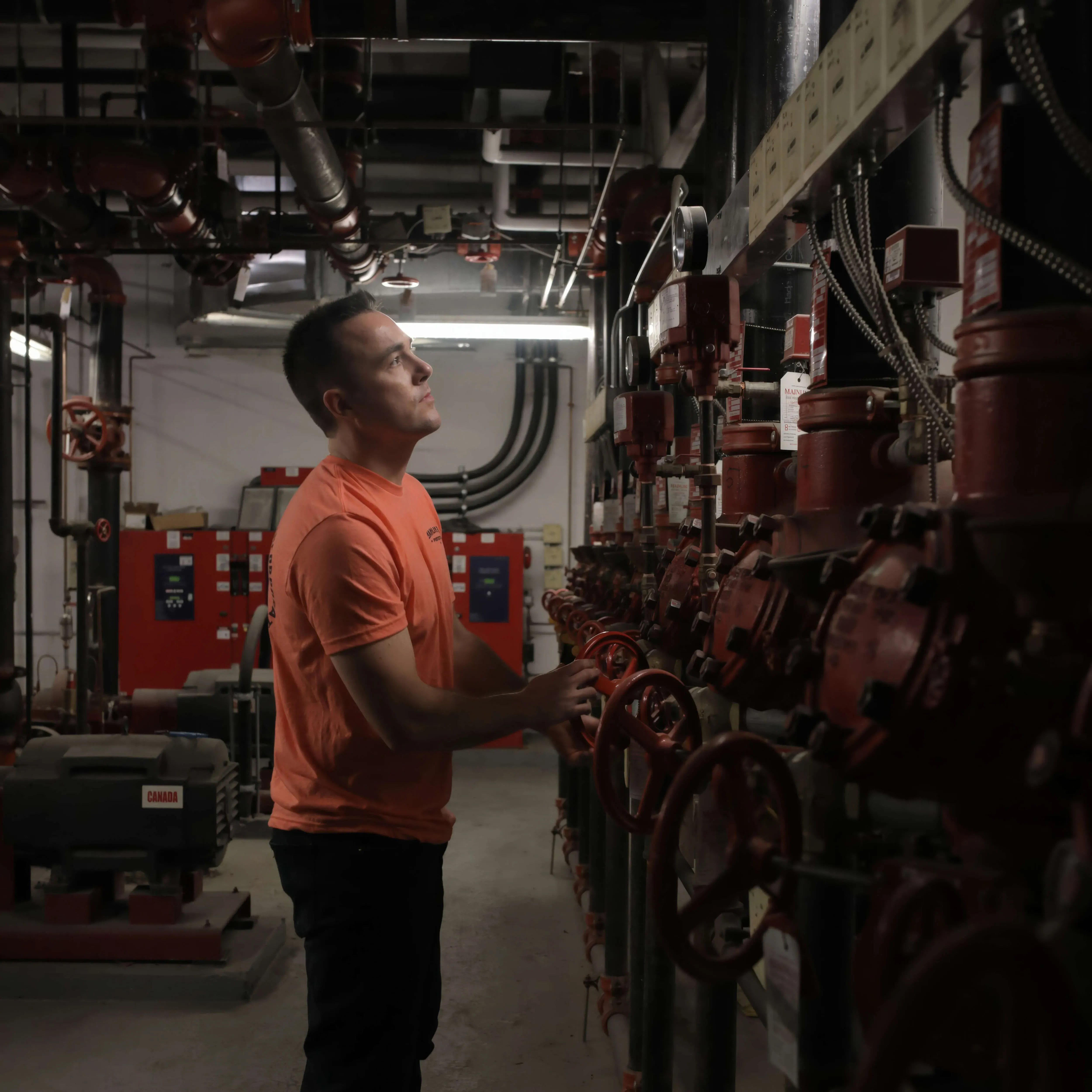 Fire safety pipe inspection in Oman by fire safety compliance company in Oman