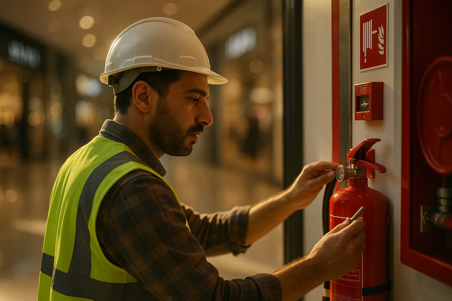 Commercial fire protection systems for shopping malls and office towers in Muscat, Oman — Al Ali Trading