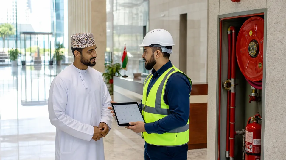 Scheduled fire compliance inspections and ongoing fire safety support across Muscat and Oman