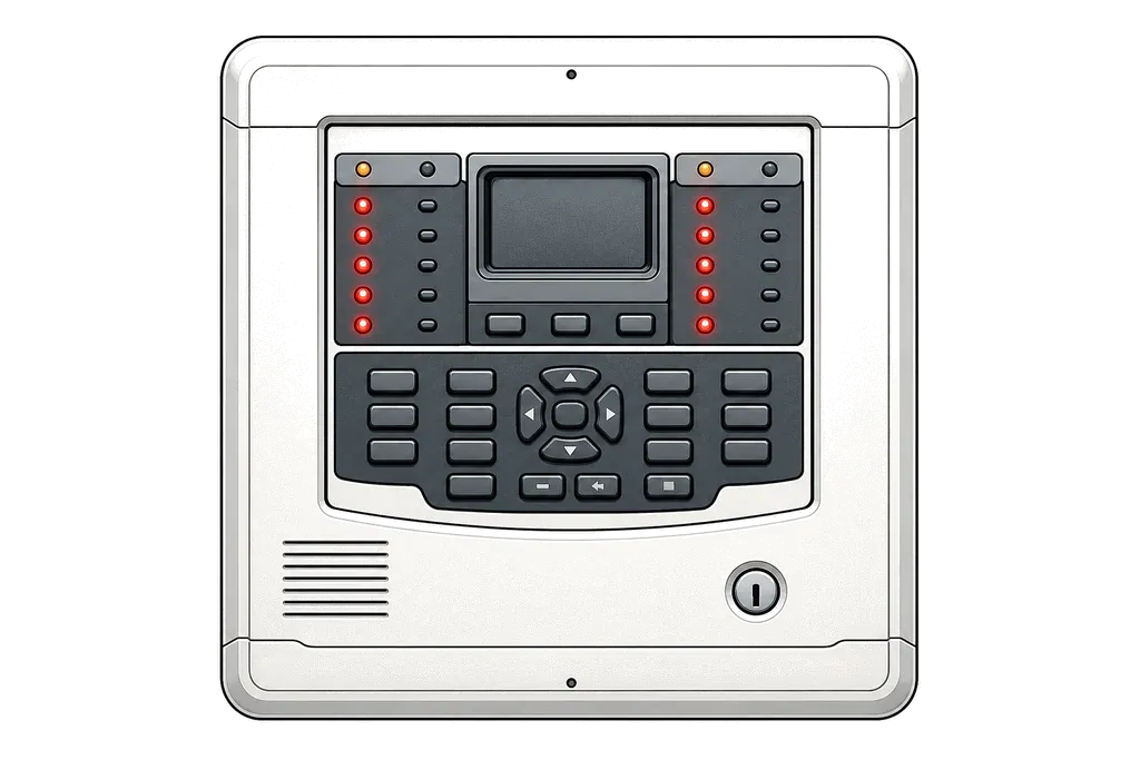 Original fire alarm control panel product photo — fire safety equipment in Oman by Al Ali Trading