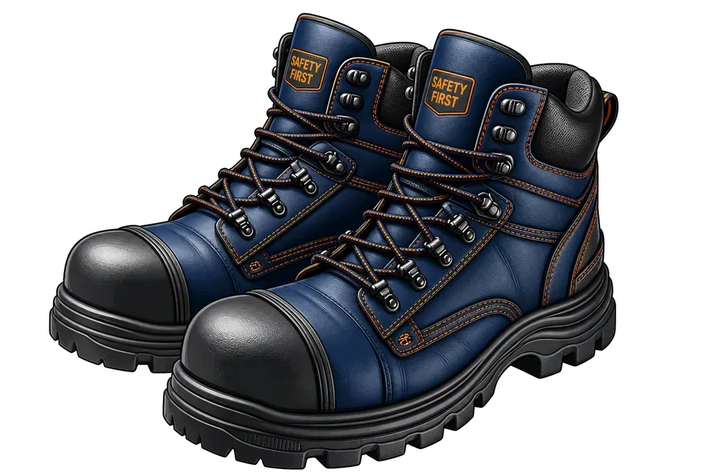 Original industrial safety shoes product photo — fire safety equipment in Oman by Al Ali Trading