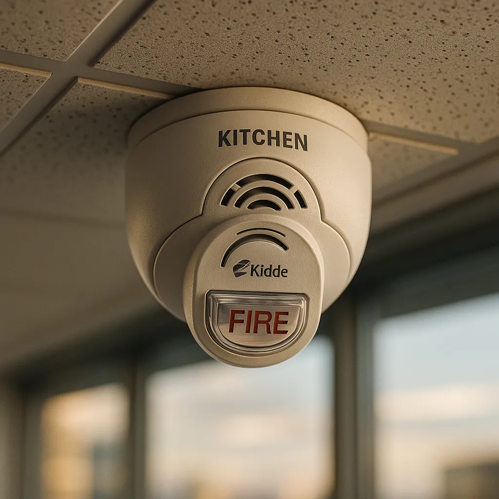 Fire alarm system installation by Al Ali Trading in Muscat and Oman